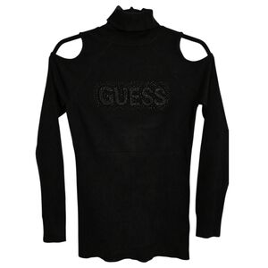 GUESS Cold Shoulder Turtleneck Sweater